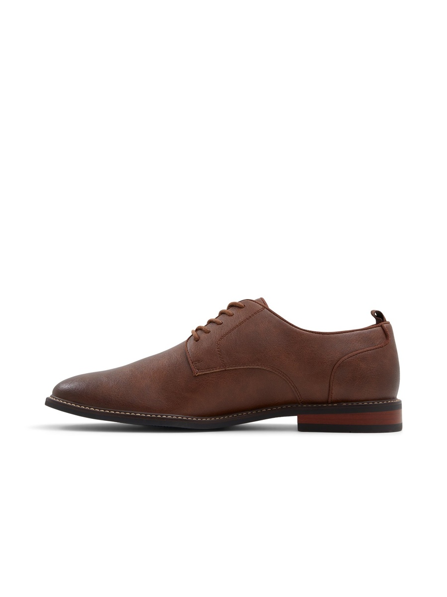 Men Classic Brown Derby Dress Shoes