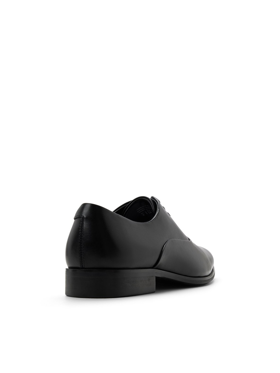 Men Black Leather Oxford Formal Shoes