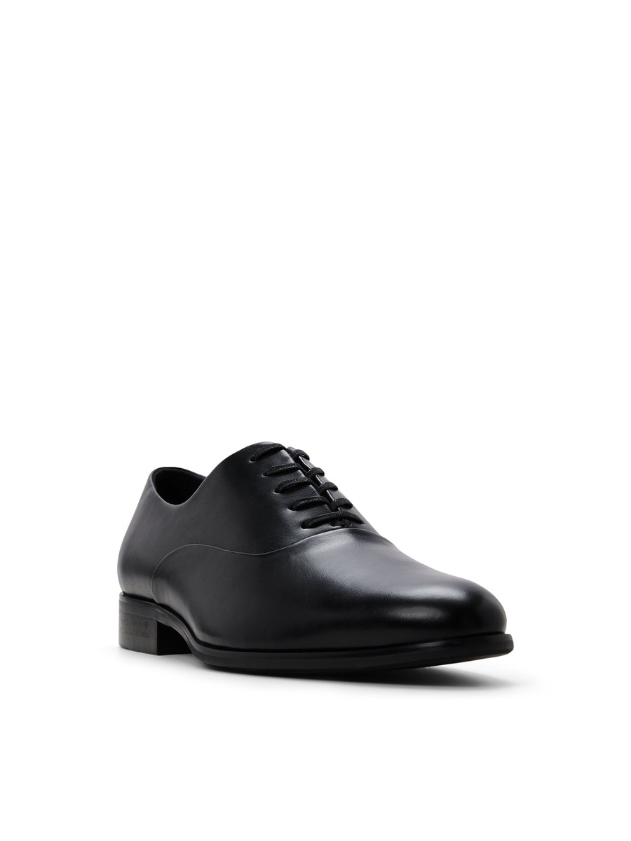 Men Black Leather Oxford Formal Shoes