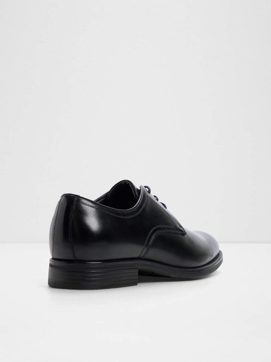 Men Black Classic Leather Derby Shoes