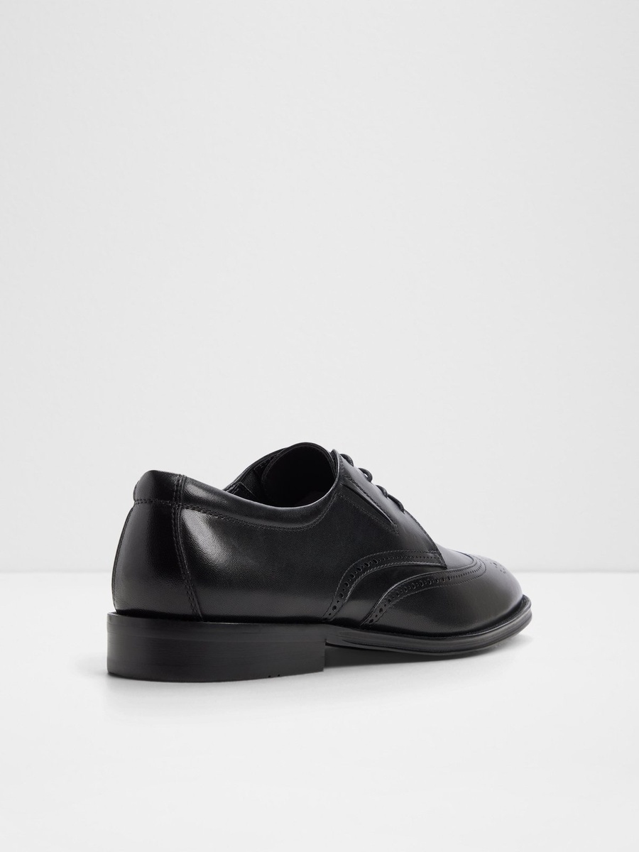 Men Black Brogue Oxford Formal Shoes