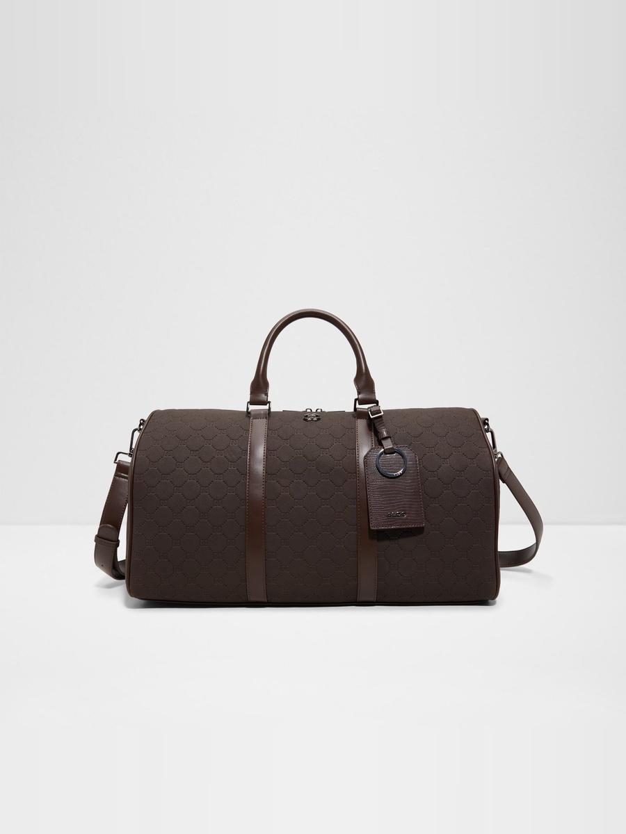 Men Coffee Brown Travel Duffle Bag