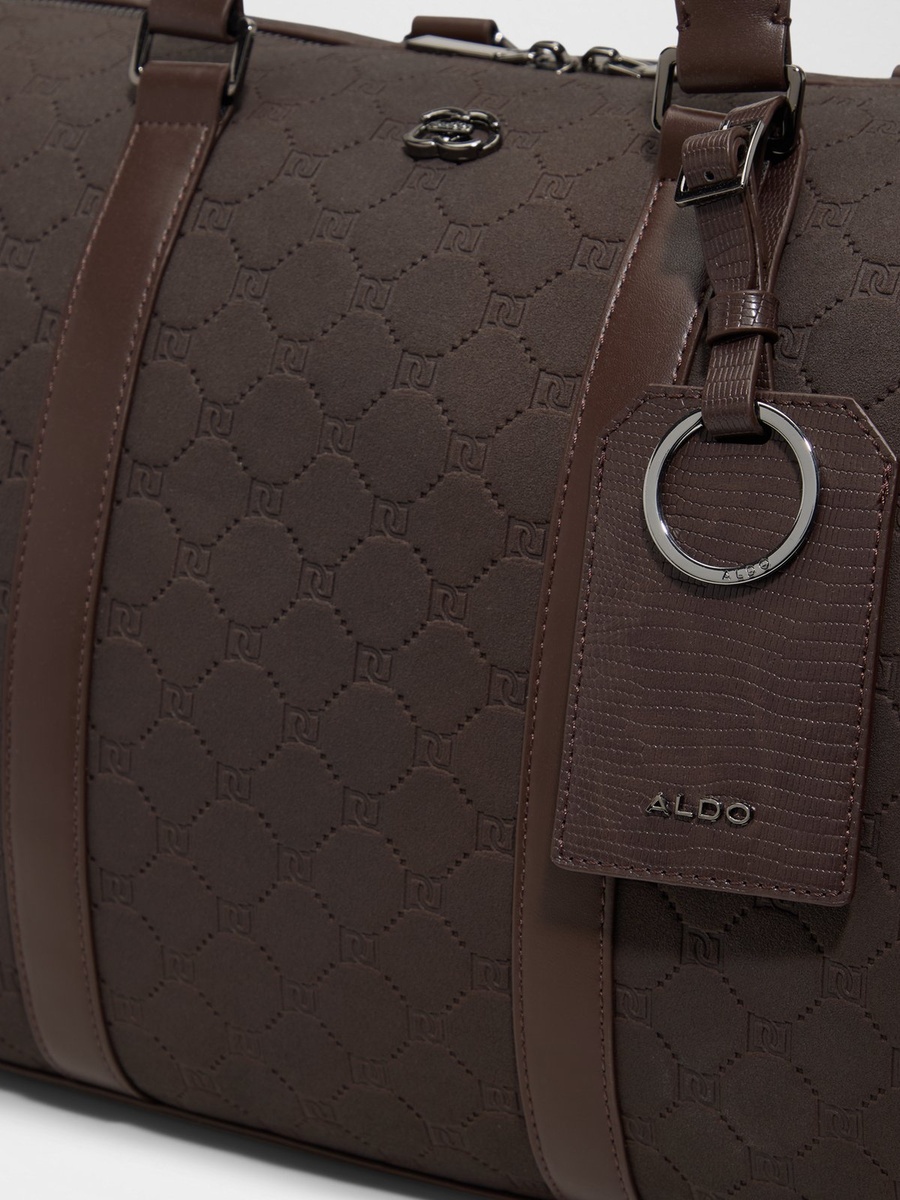 Men Coffee Brown Travel Duffle Bag
