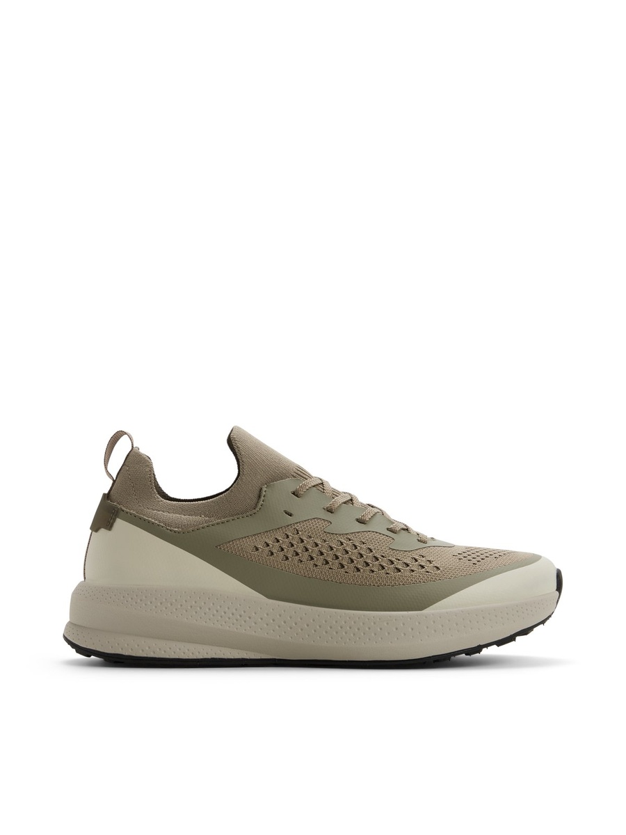 Men Olive Green Performance Sneakers