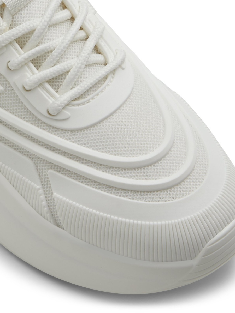 Women White Chunky Sole Casual Trainers