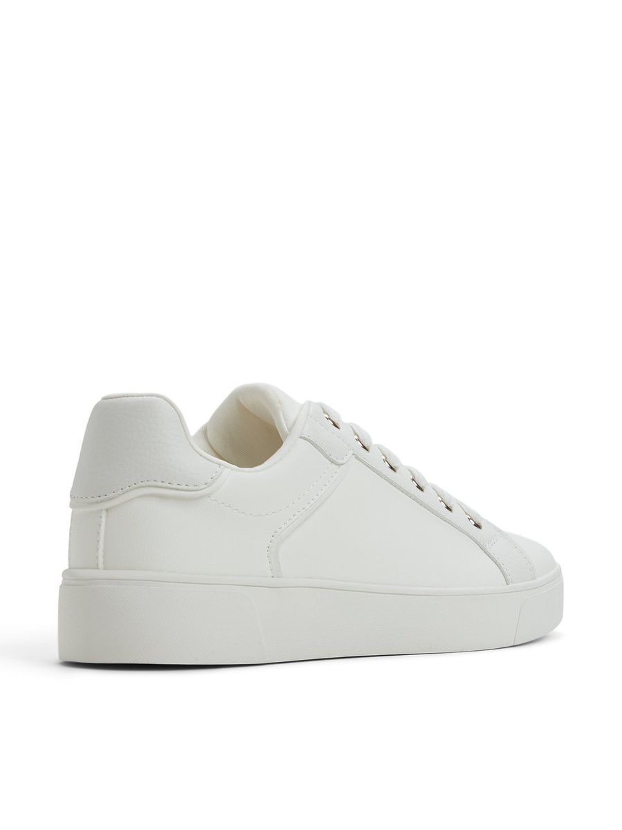 Women White Flat Casual Sneakers