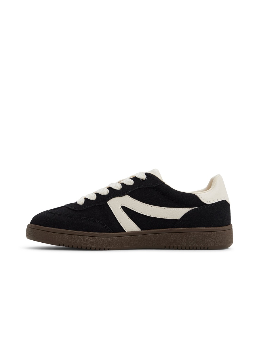 Women Black Flat Casual Sneakers