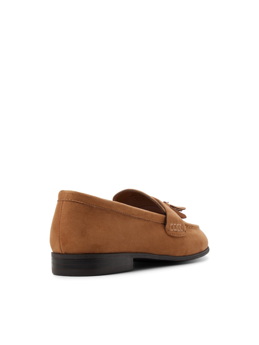 Women Beige Tassel Loafers