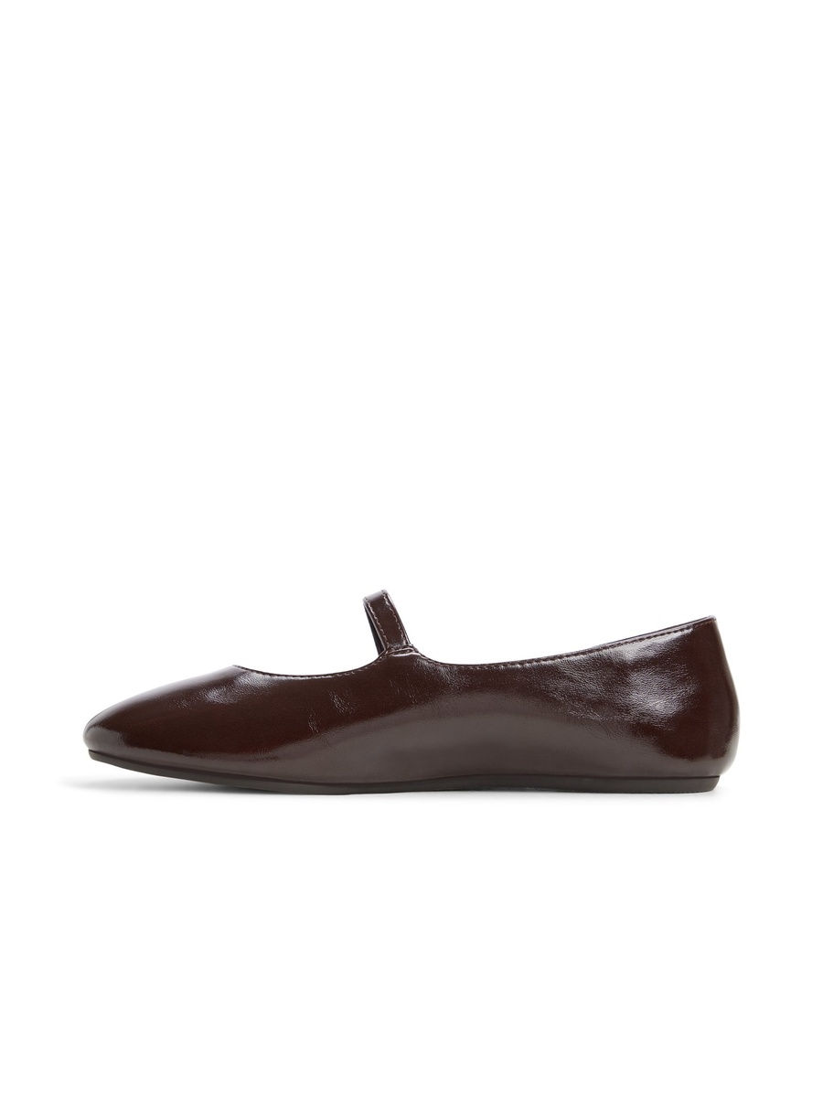 Women Coffee Brown Mary Jane Flats