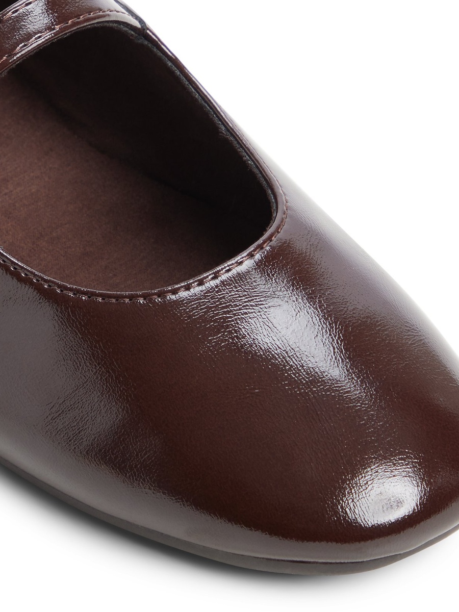 Women Coffee Brown Mary Jane Flats