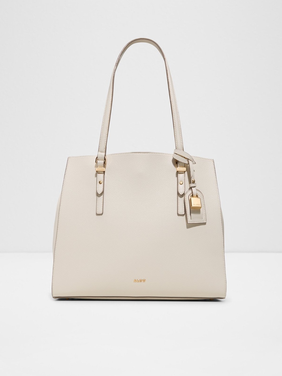 Women Off White Plain Shoulder Bag