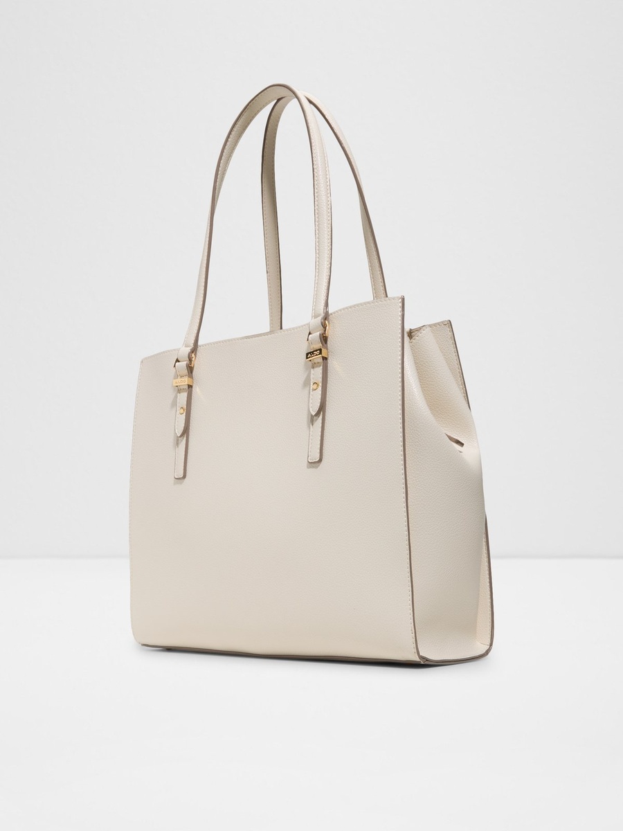Women Off White Plain Shoulder Bag