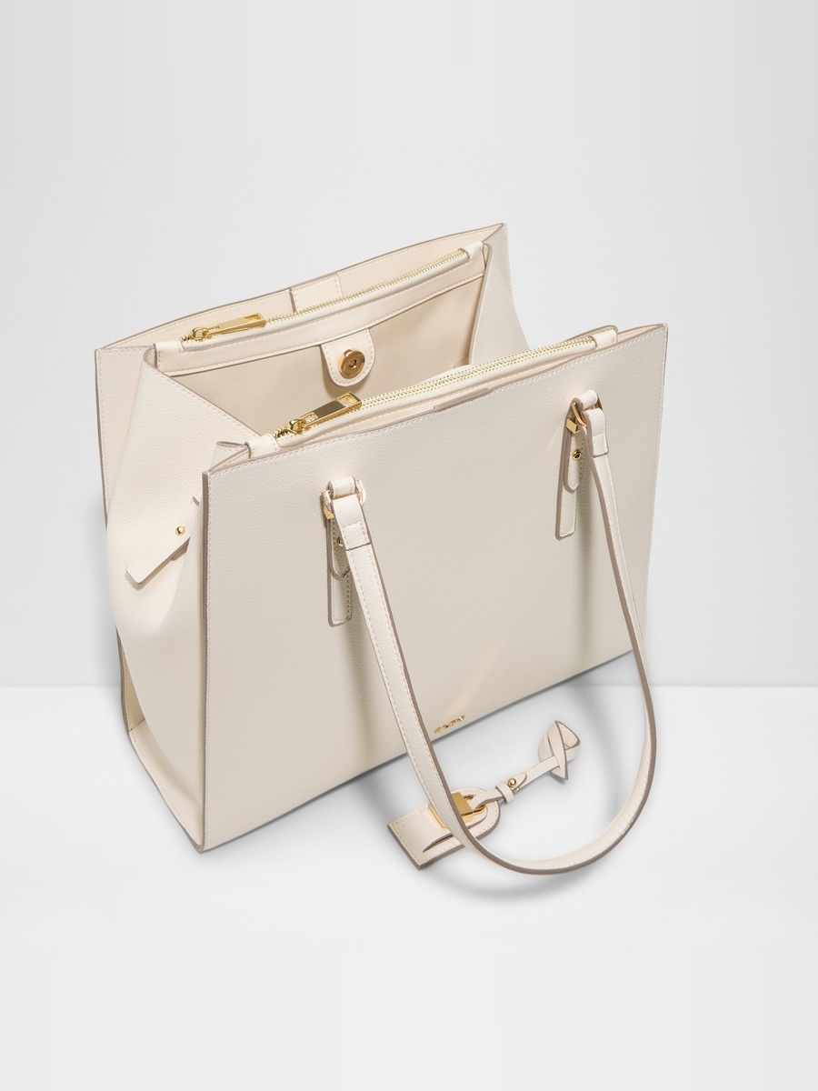 Women Off White Plain Shoulder Bag