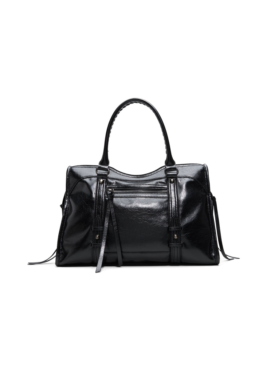 Women Black Plain Cross Body Bag