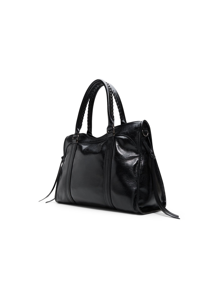 Women Black Plain Cross Body Bag
