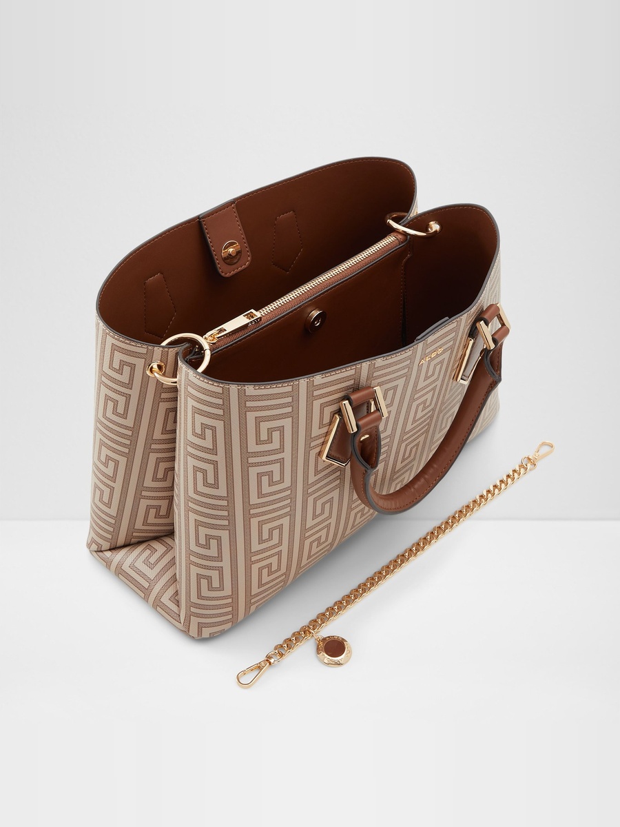 Women Brown Printed Cross Body Bag