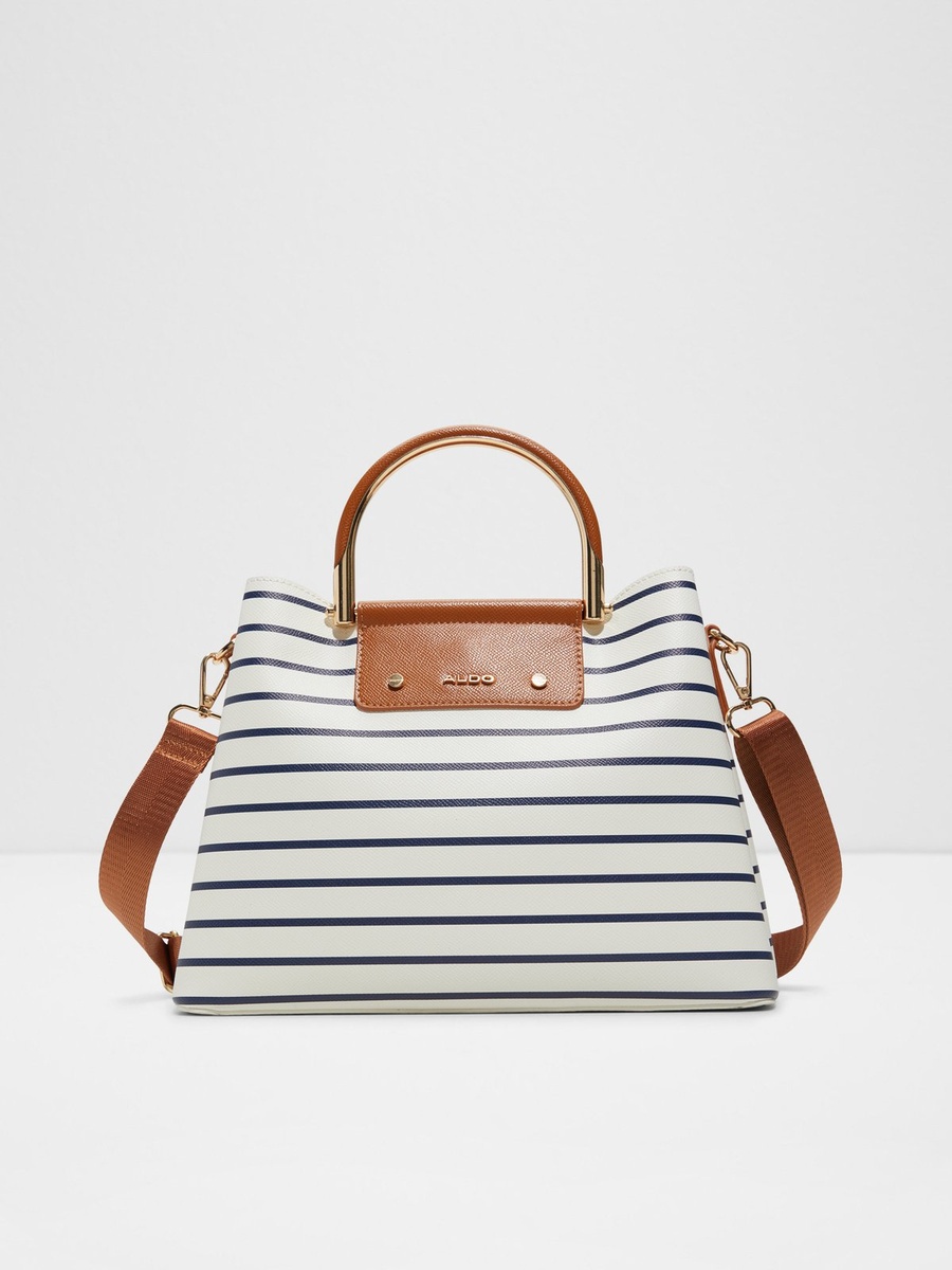 Striped Crossbody Bag