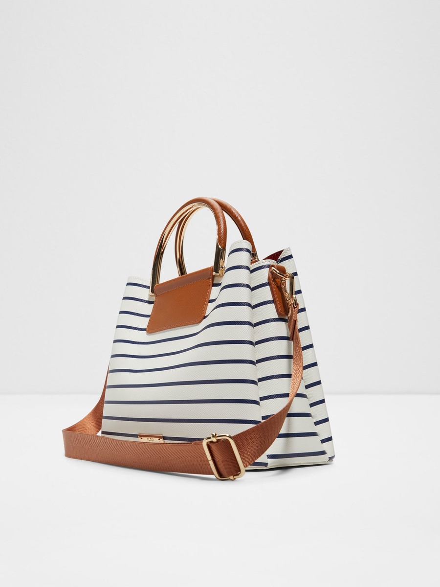 Striped Crossbody Bag