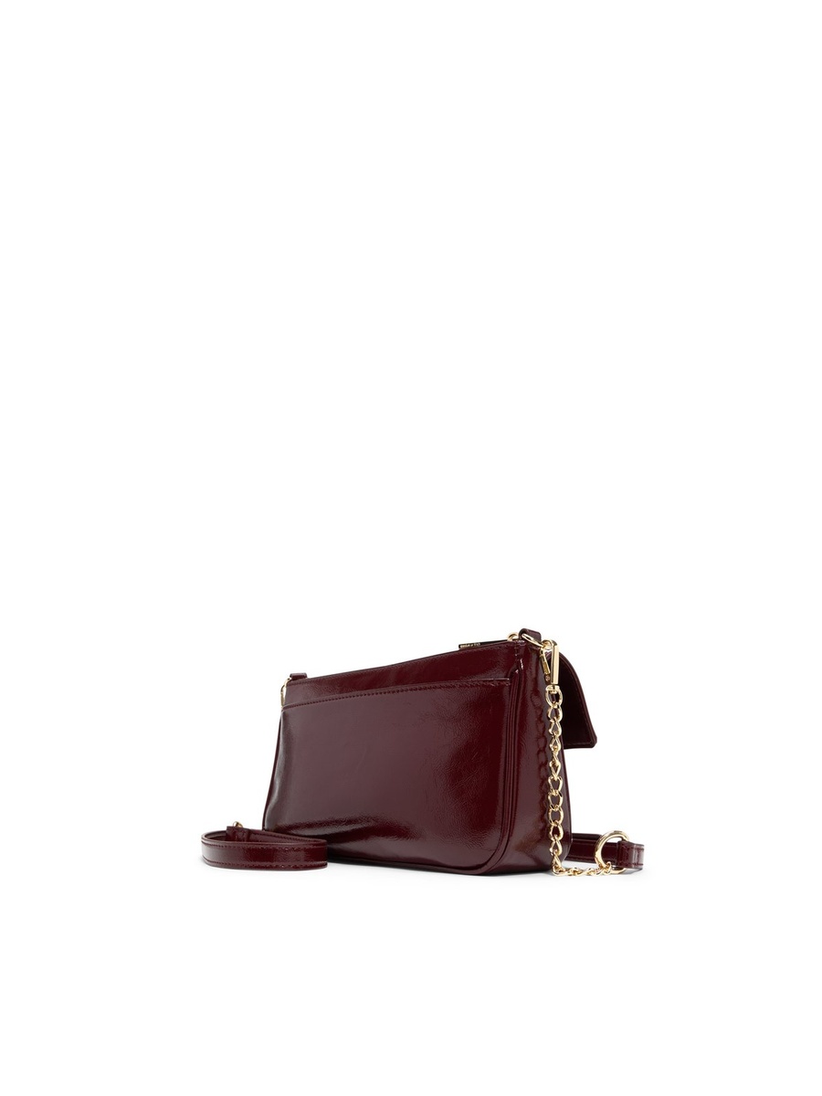 Women Maroon Plain Cross Body Bag