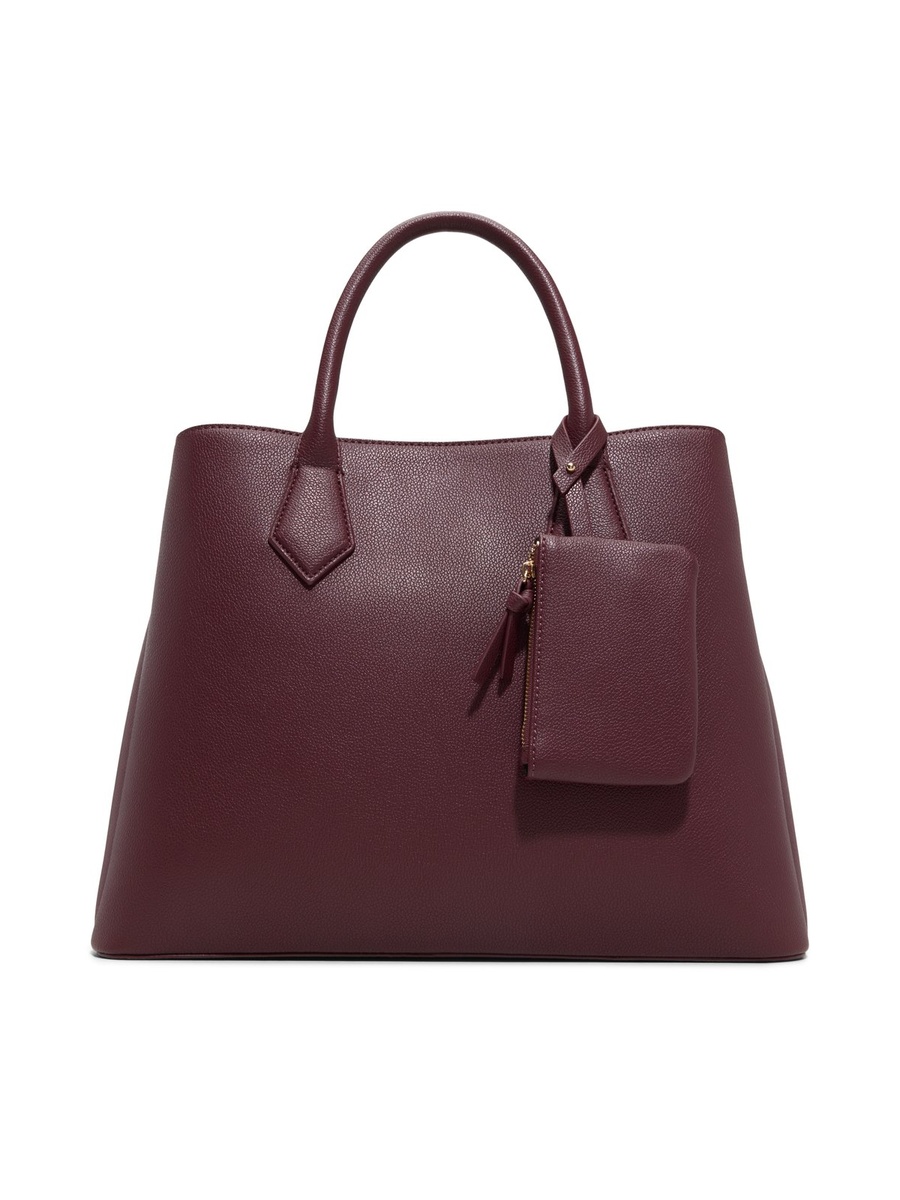 Women Maroon Plain Cross Body Bag