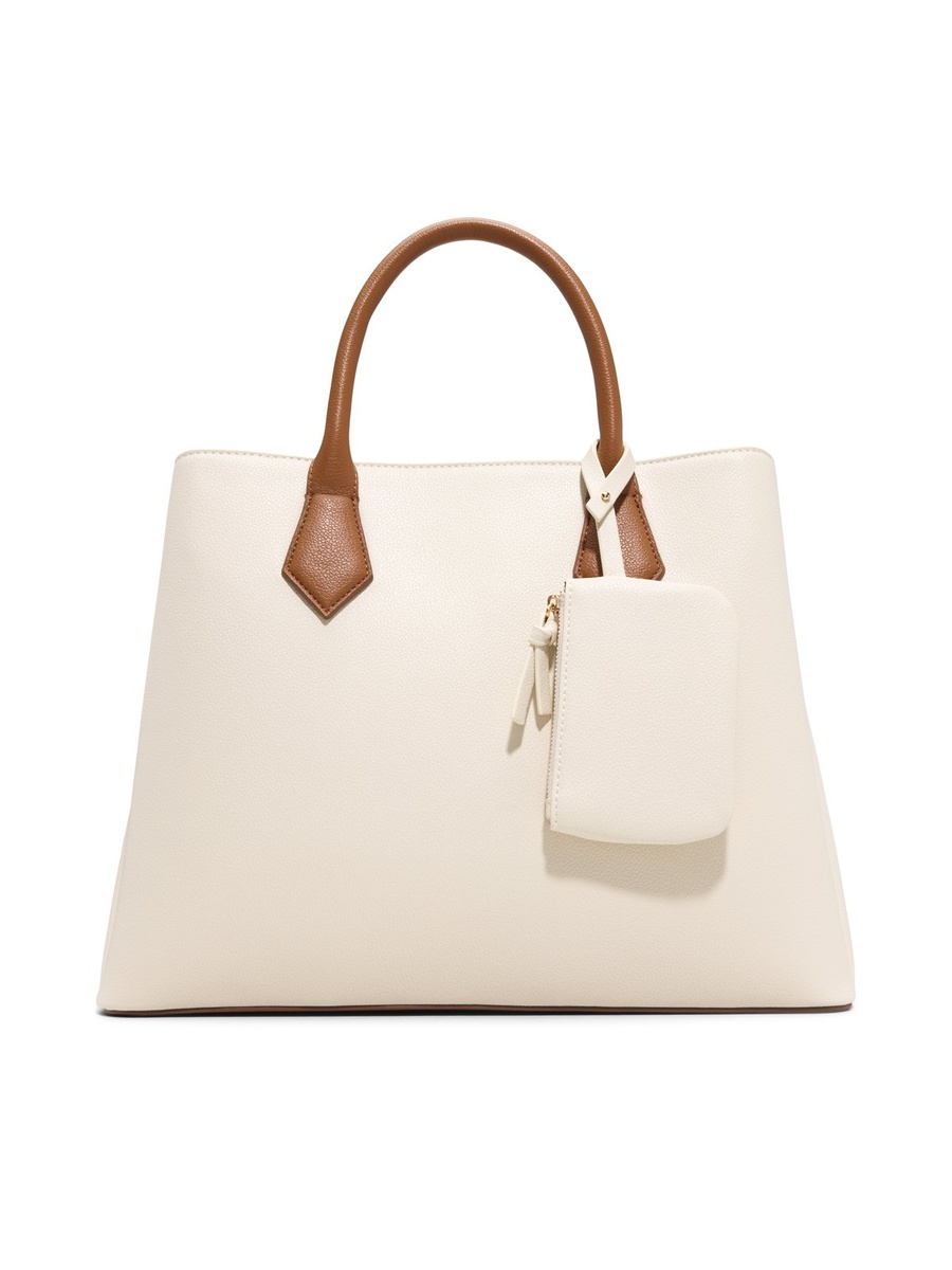 Women Beige Plain Cross Body Bag
