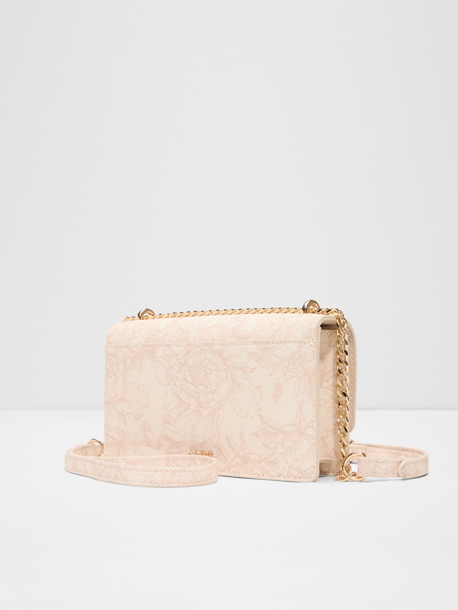 Women Light Pink Printed Cross Body Bag