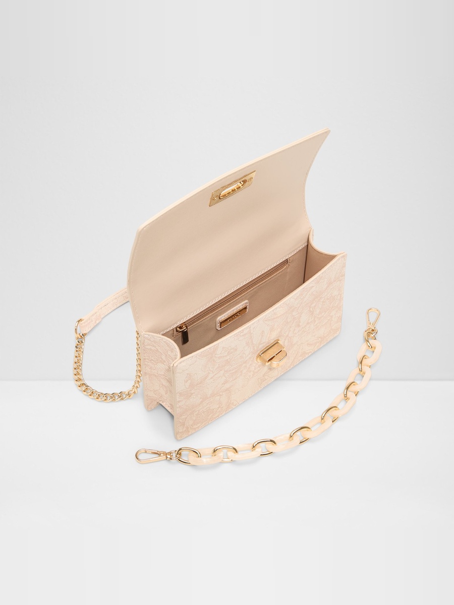 Women Light Pink Printed Cross Body Bag