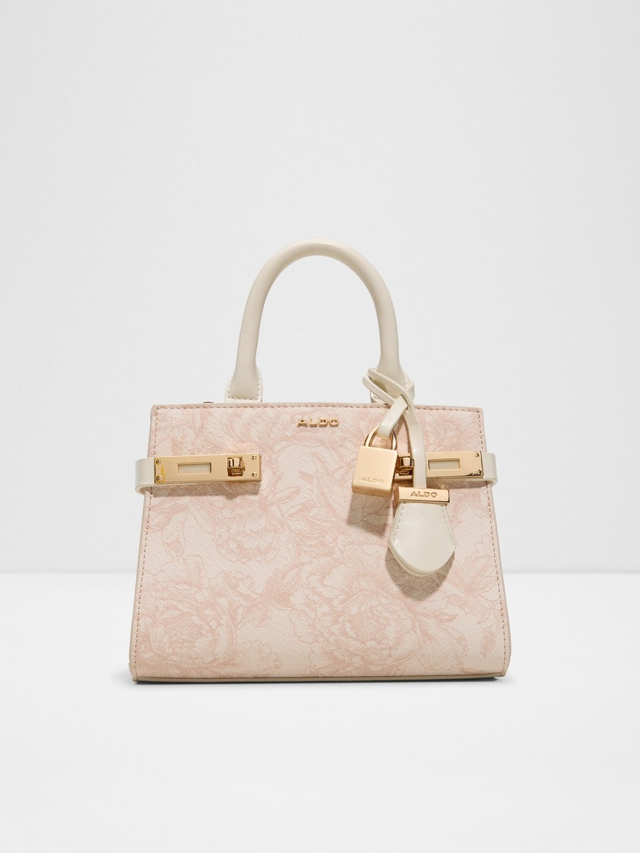 Women Light Pink Printed Cross Body Bag
