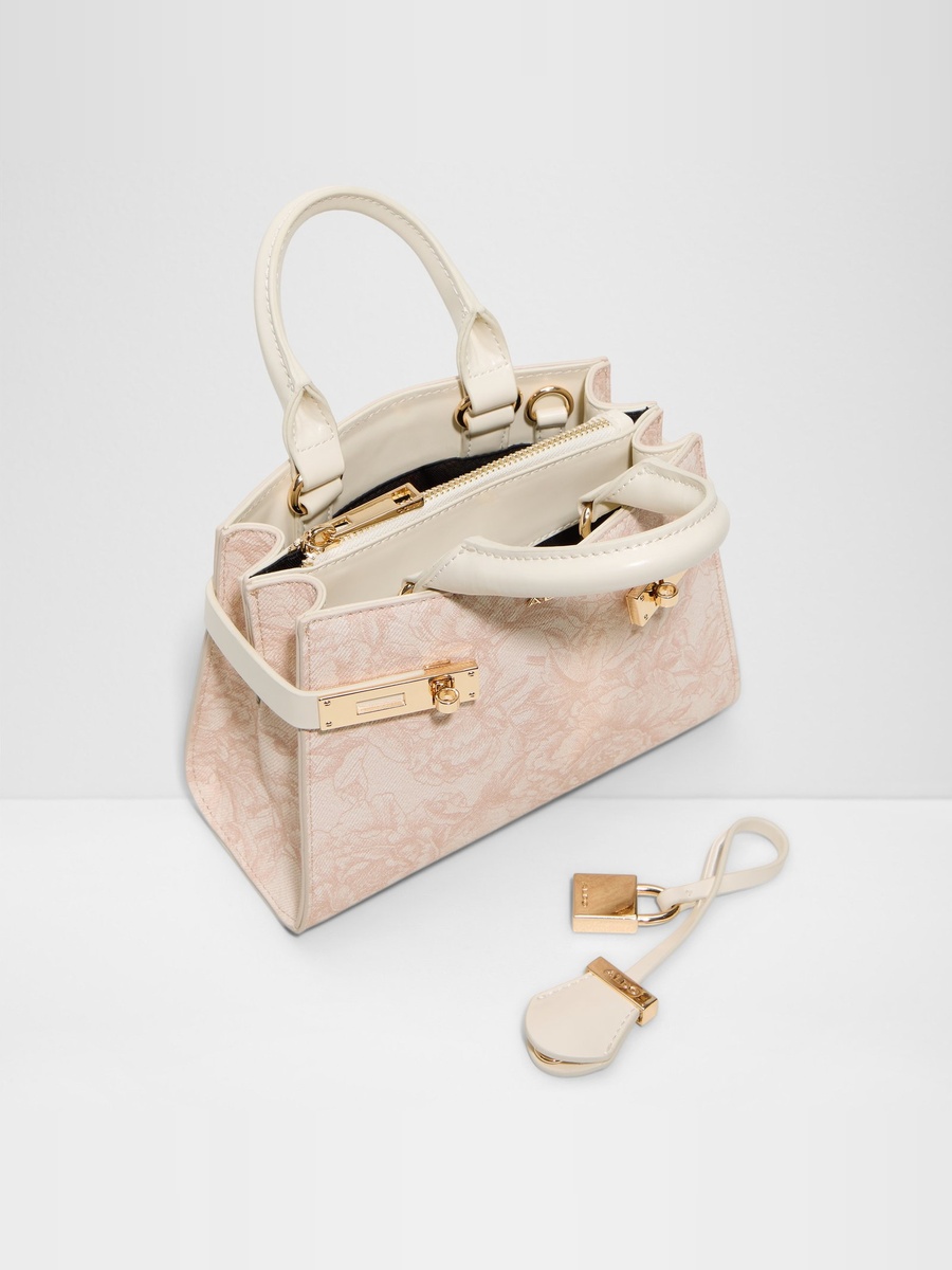 Women Light Pink Printed Cross Body Bag