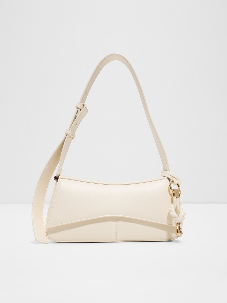 Women Beige Plain Shoulder Bag