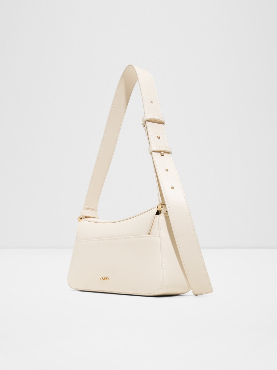 Women Beige Plain Shoulder Bag