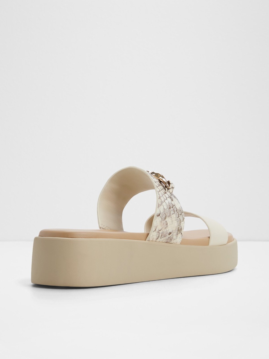 Women Multi-Tone Platform Flat Sandals