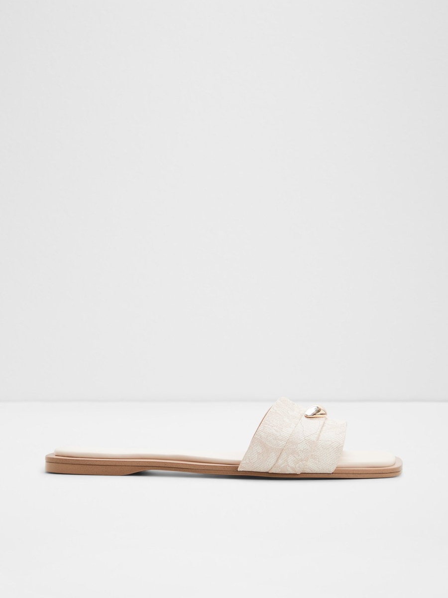 Light Pink Flat Slides