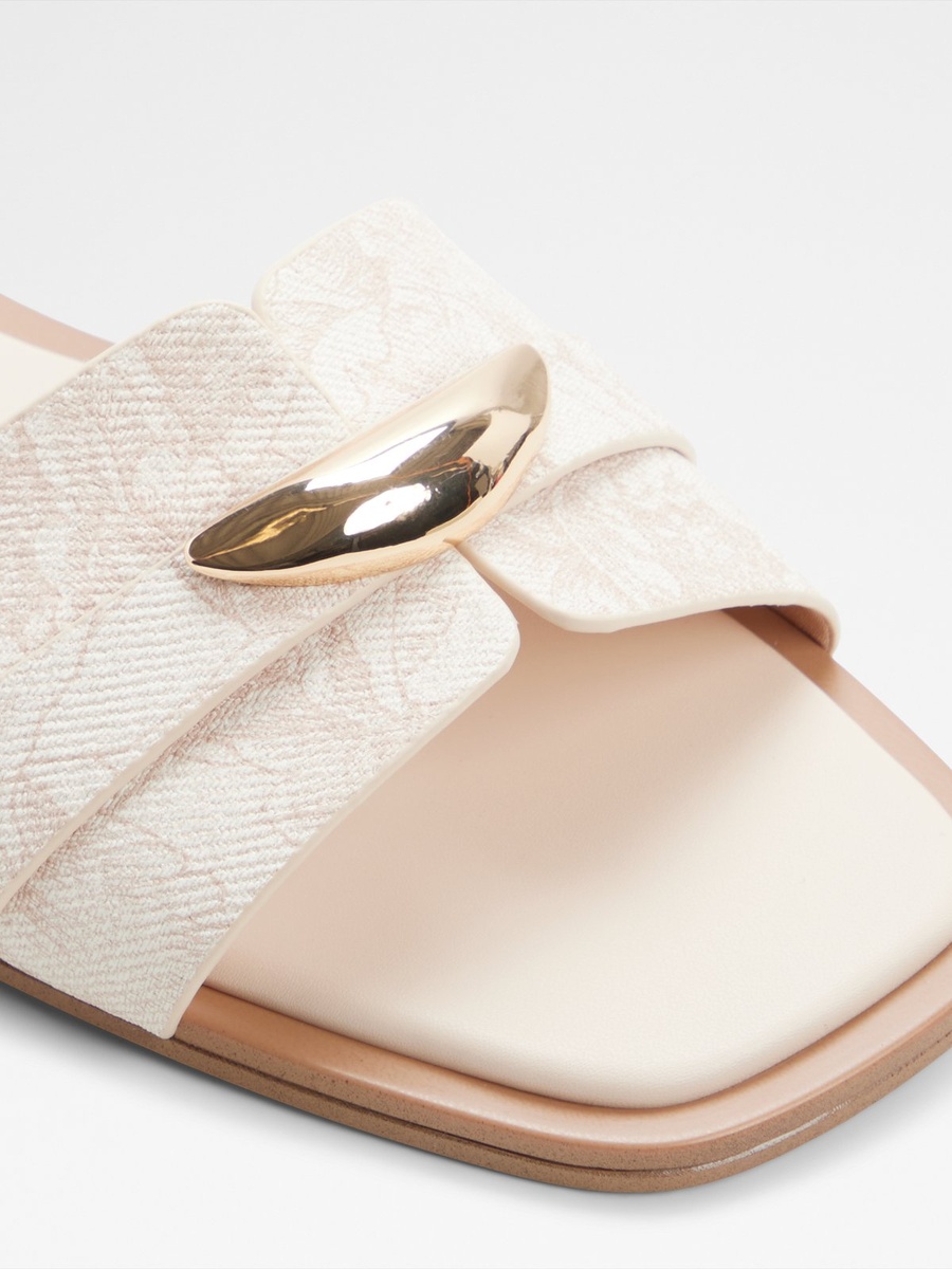 Light Pink Flat Slides