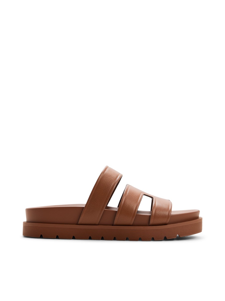 Women Tan Comfort Flat Sandals