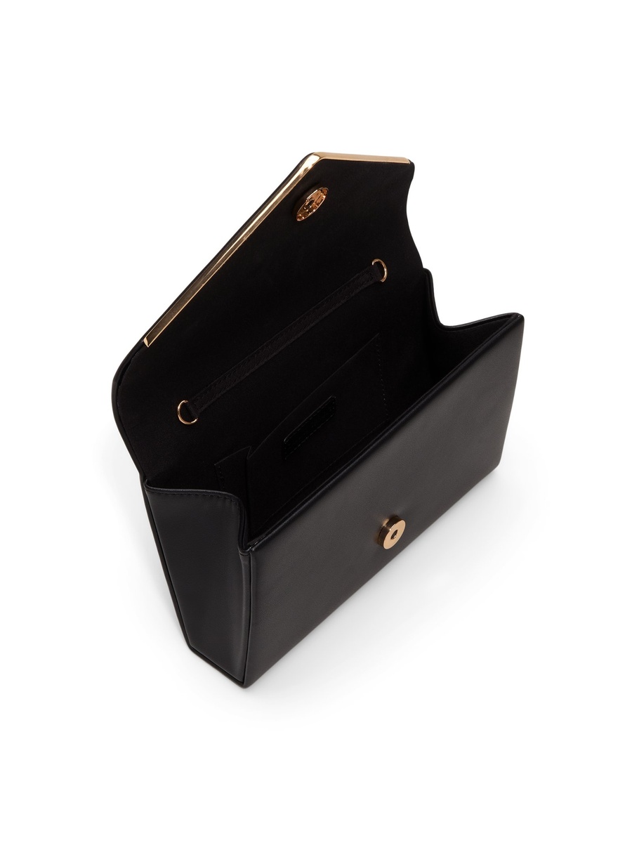 Women Black Plain Clutch