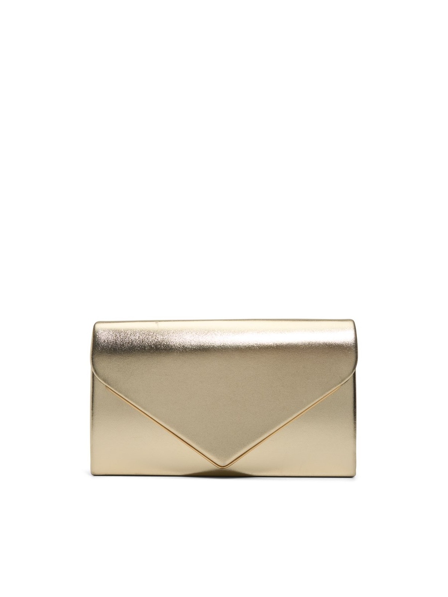 Women Gold Metallic Clutch