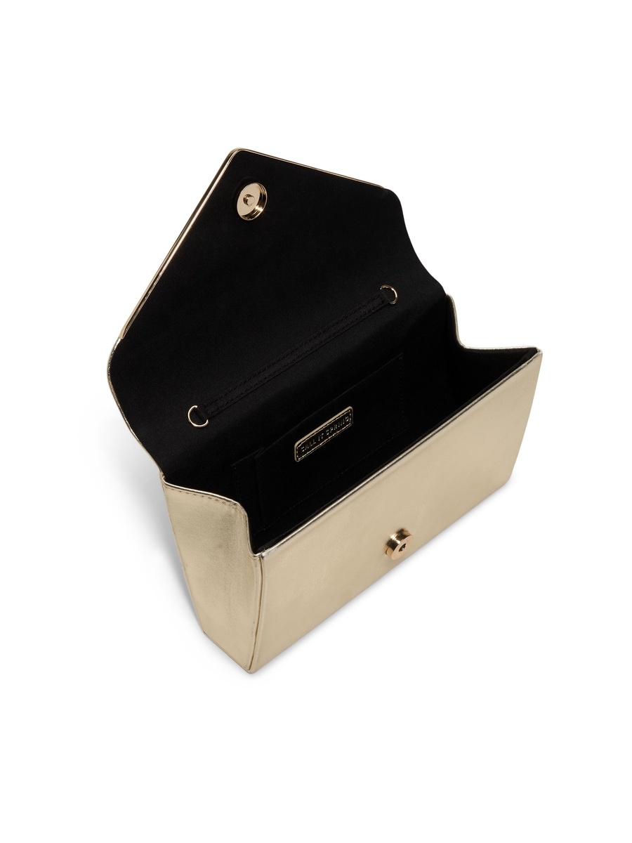 Women Gold Metallic Clutch