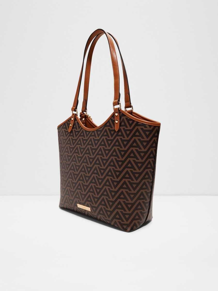 Women Brown Printed Handbag