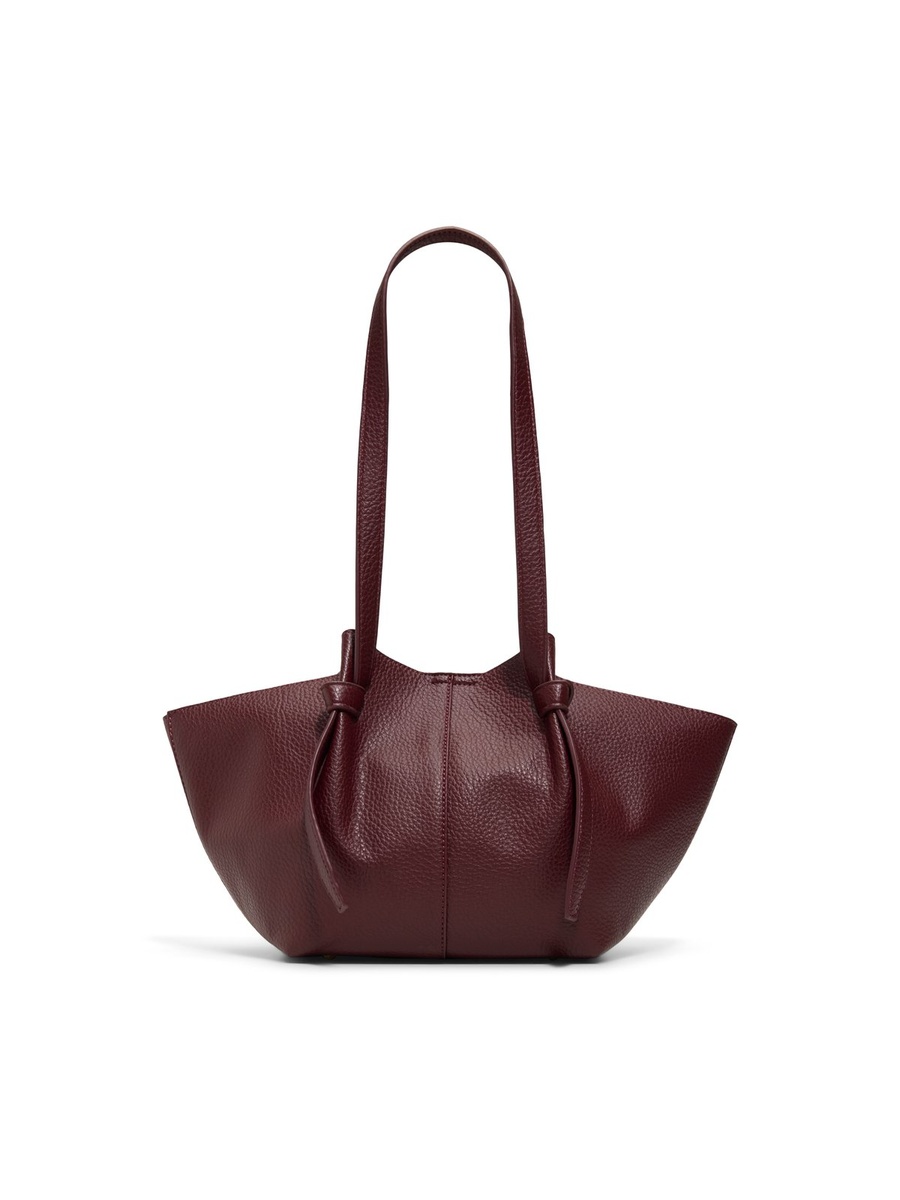 Women Burgundy Plain Handbag