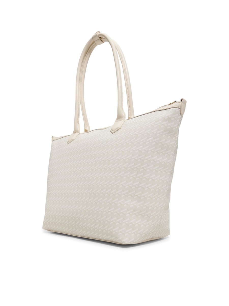 Women White Printed Handbag