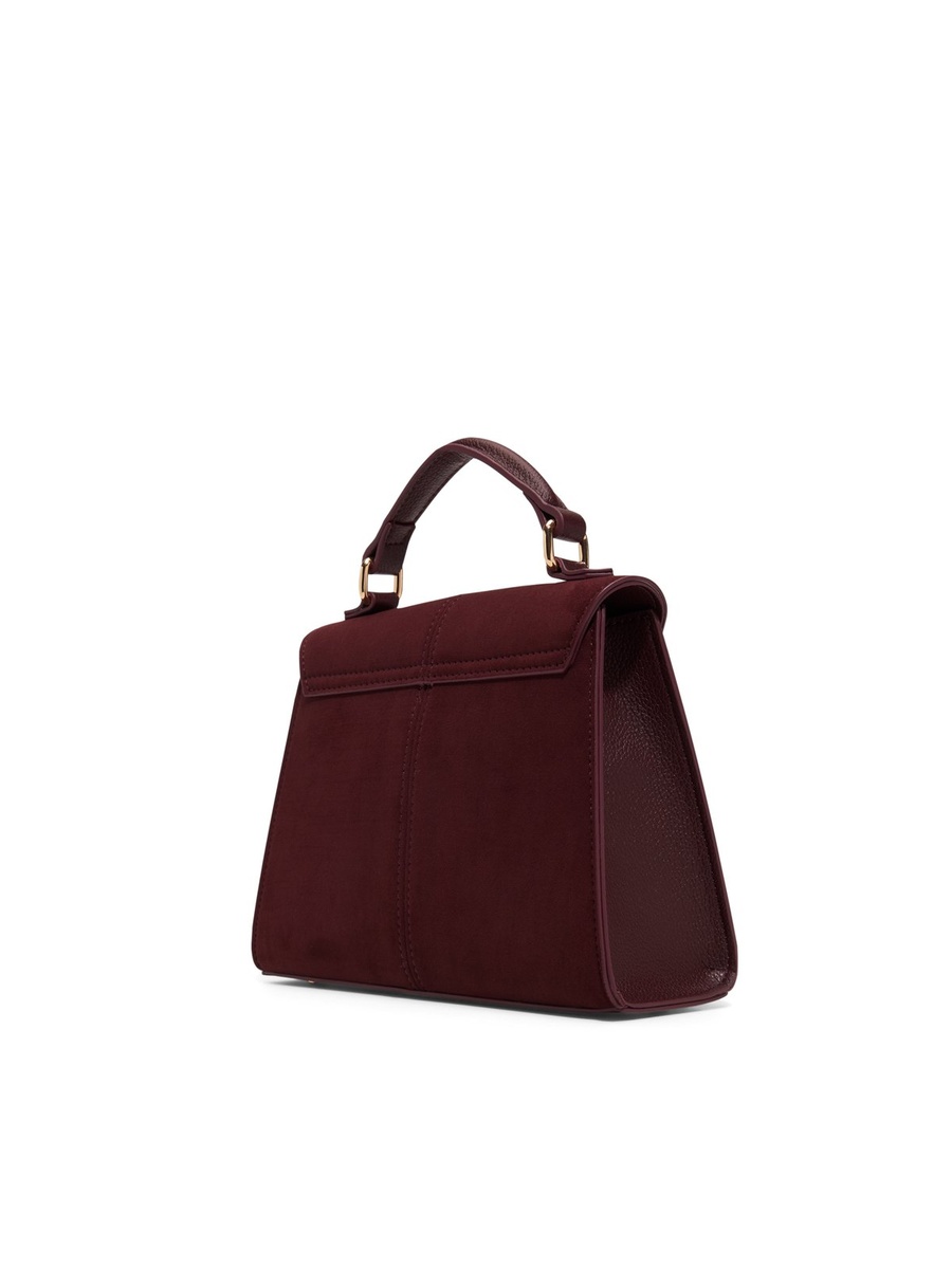 Women Burgundy Plain Handbag