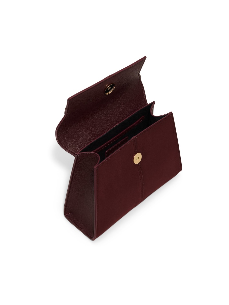 Women Burgundy Plain Handbag