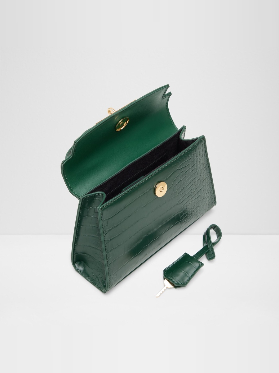 Women Green Plain Handbag