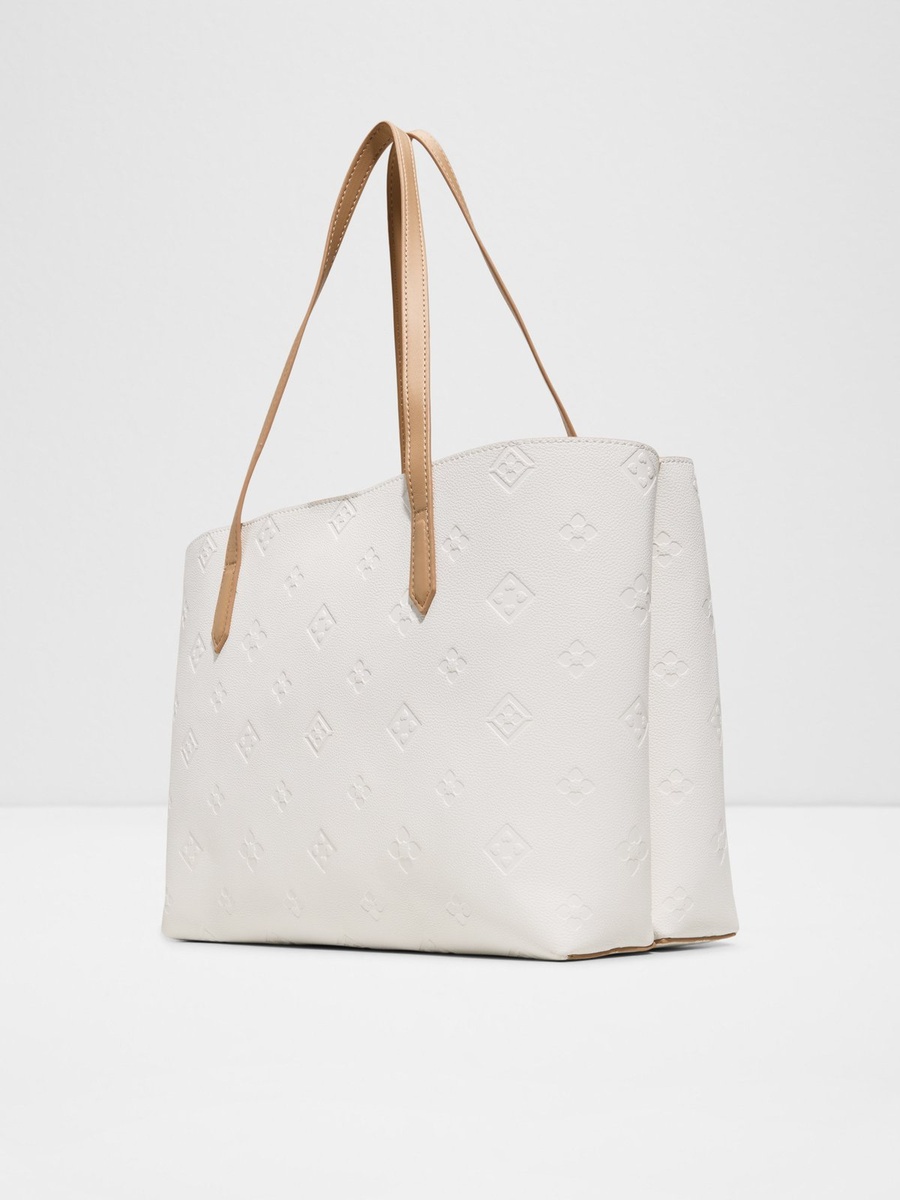 Women White Plain Handbag