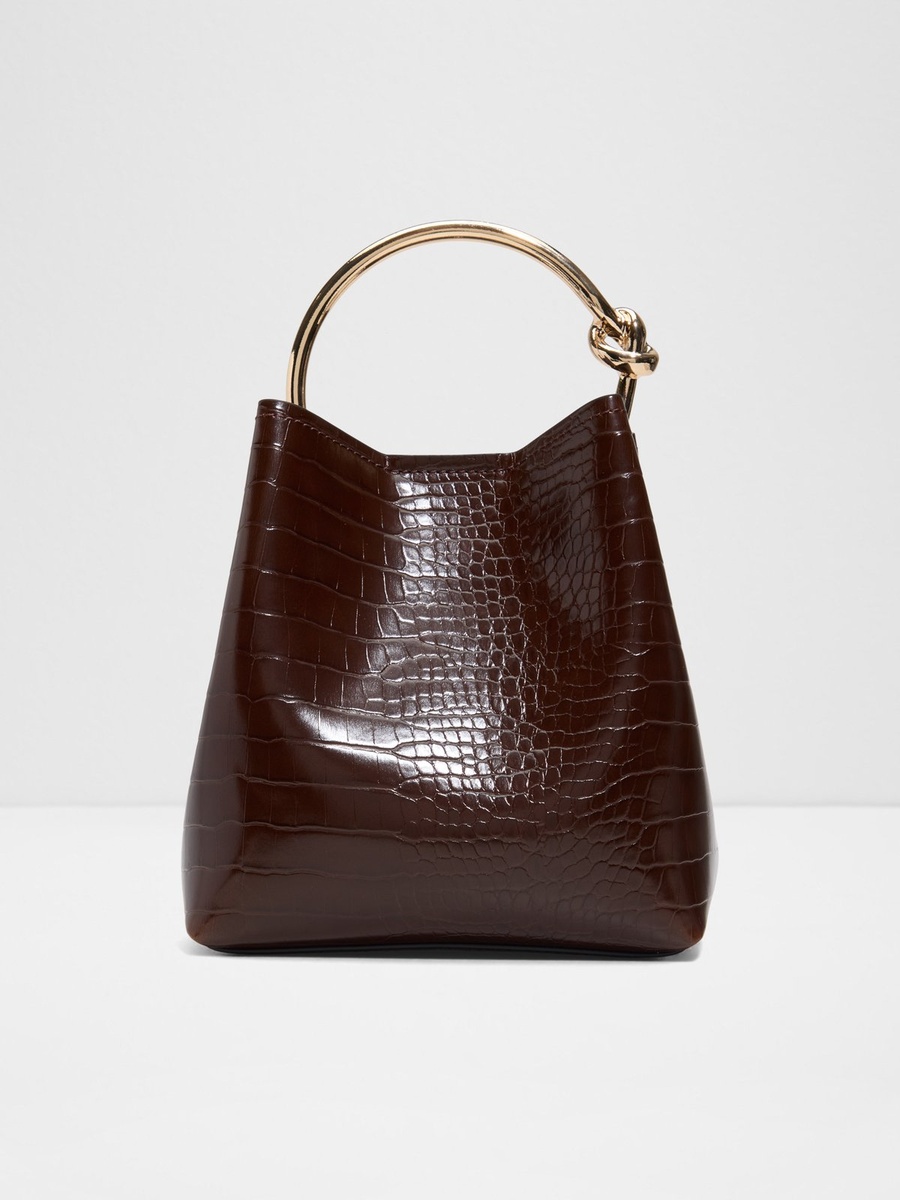 Women Brown Plain Handbag
