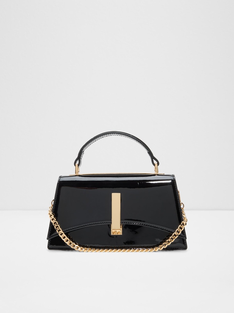 Women Black Plain Handbag