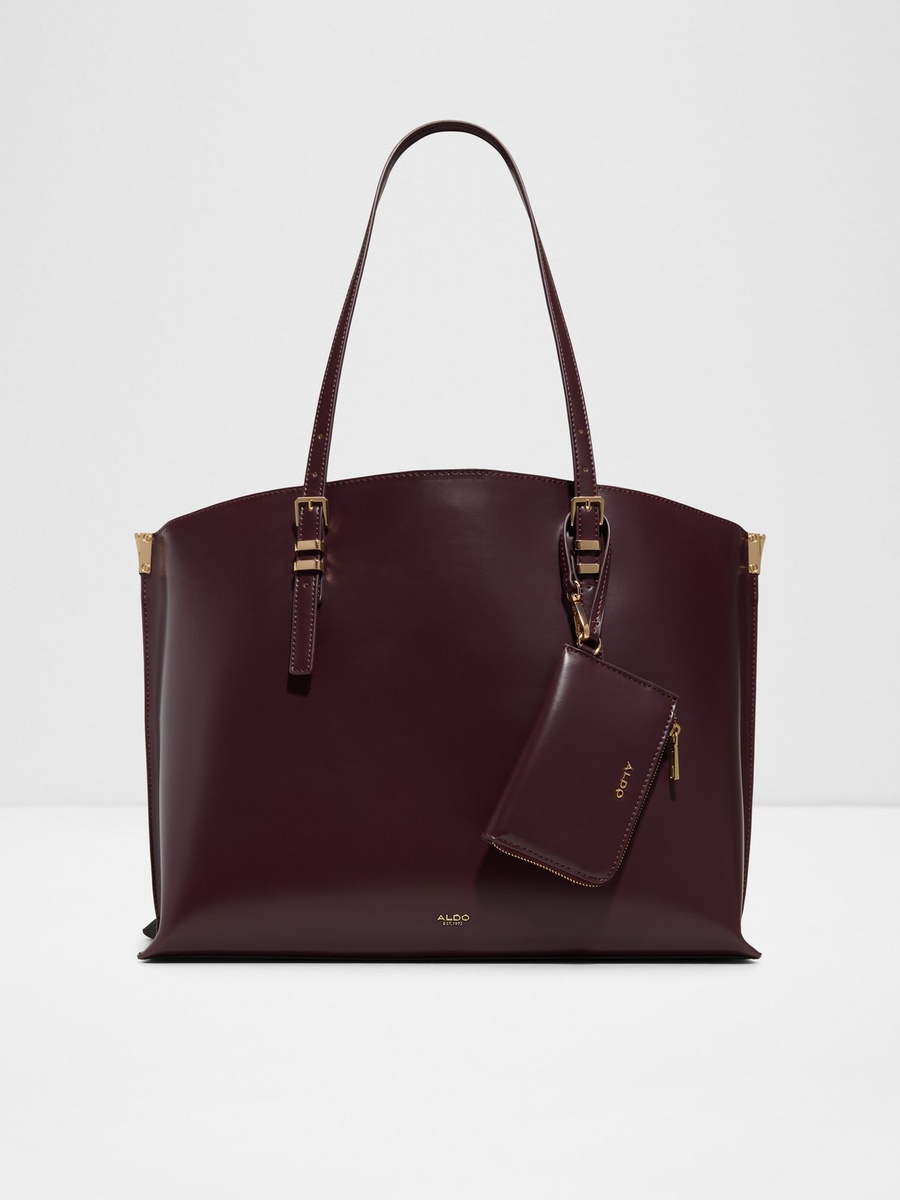Women Burgundy Plain Handbag