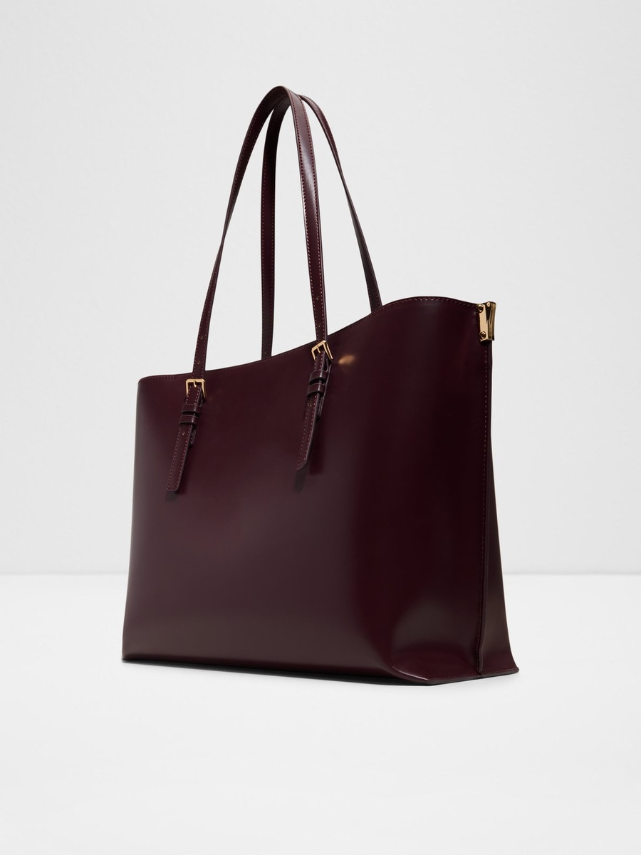 Women Burgundy Plain Handbag