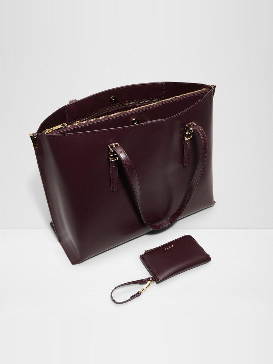 Women Burgundy Plain Handbag